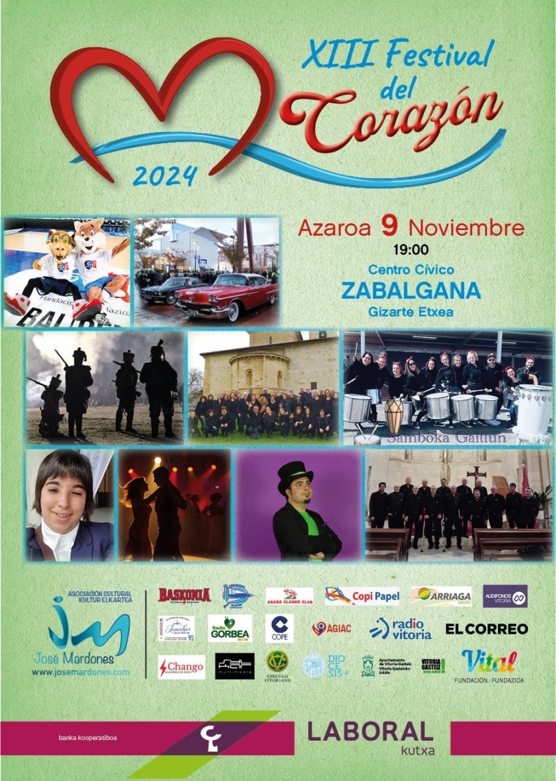 XIII Edición Festival del Corazón, sábado 9 de noviembre