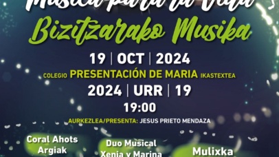 Federación Alavesa celebra la 1ª Edición del Festival «Música para la Vida/Bizitzarako Musika», en esta ocasión se celebra a favor de la ELA.